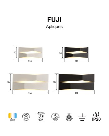 FUJI * APLIQUE LED 14W 3000K BLANCO